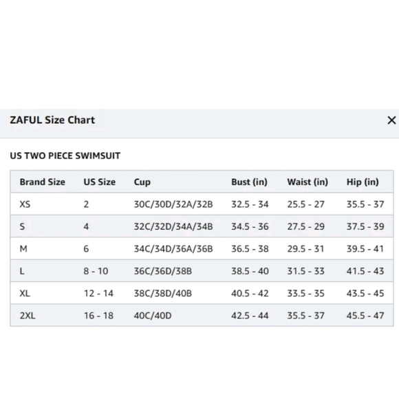 Zayful Floral Print Women's Swim Top and Burgundy Bottom New In Package - Picture 3 of 4